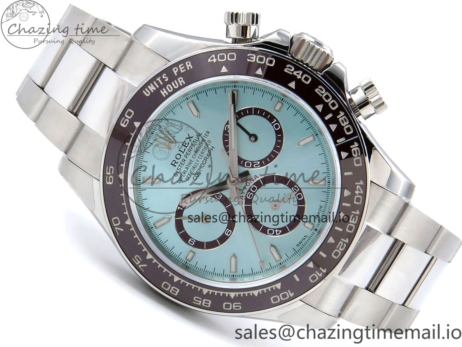 MiroTime 0303 Daytona 126506 QF 1:1 Best Edition Ice Blue Dial Lume Marker on SS YG Braclet SH4131 V TopPick 1272